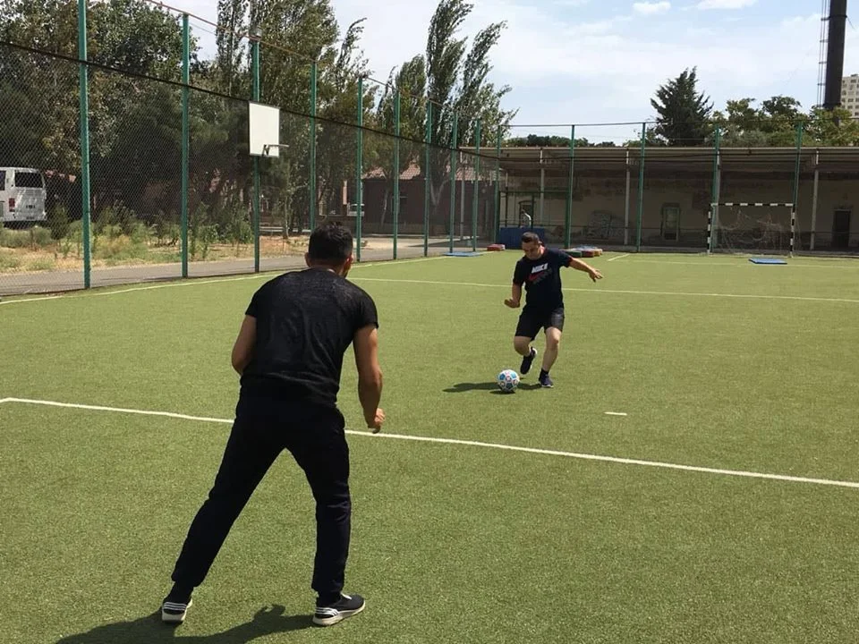 Azərbaycanda daun sindroumlulardan ibarət futbol komandası yaradılır - FOTOLAR 