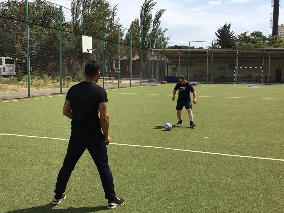 Azərbaycanda daun sindroumlulardan ibarət futbol komandası yaradılır - FOTOLAR 