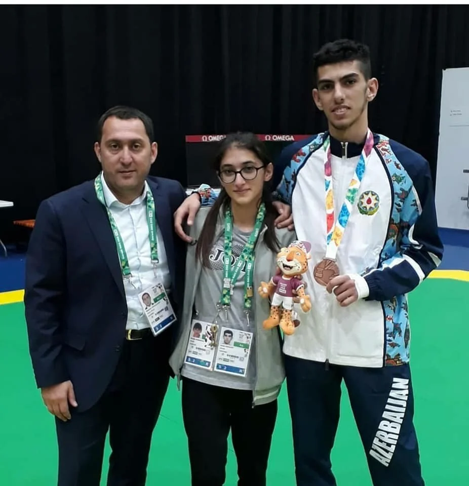 Azərbaycan taekvondoçusu Olimpiadada bürünc medal qazandı - FOTOLAR 