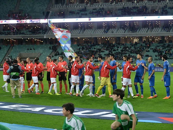 Azərbaycan - Malta oyunu FOTOLARda 