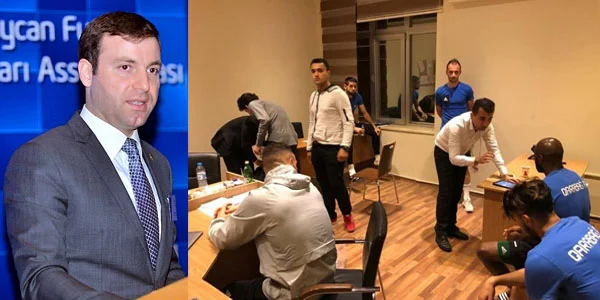 Adi yoxlama, yoxsa Elxan Məmmədovun "barmağı"? - FOTOLAR 