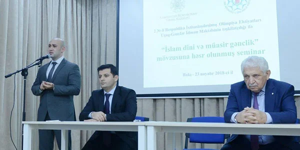 Yeniyetmə idmançılar üçün "İslam dini və müasir gənclik" mövzusunda seminar 
