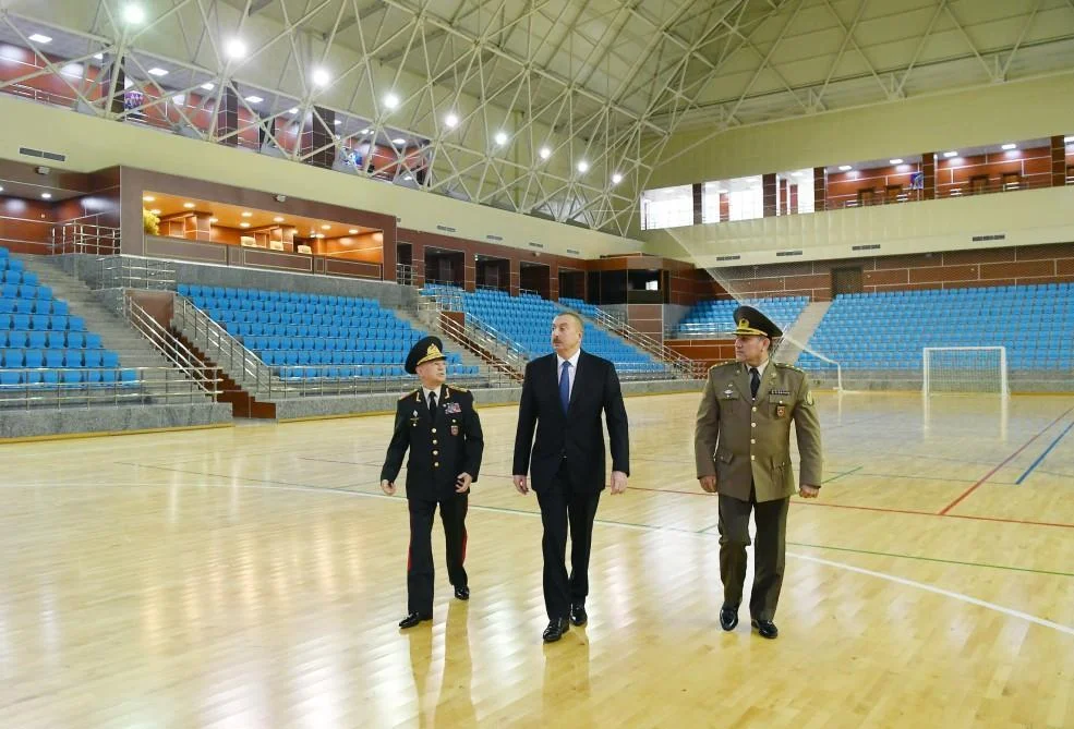 Prezident FHN-in idman-sağlamlıq klubunun açılışında - FOTOLAR 
