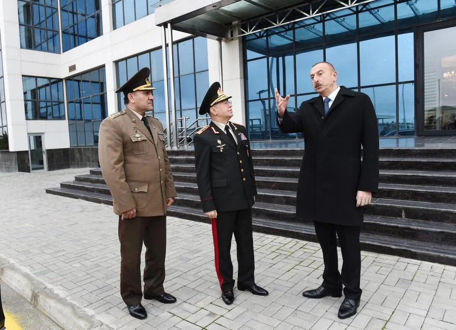 Prezident FHN-in idman-sağlamlıq klubunun açılışında - FOTOLAR 