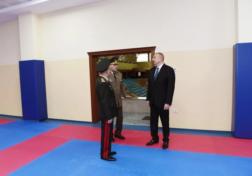 Prezident FHN-in idman-sağlamlıq klubunun açılışında - FOTOLAR 