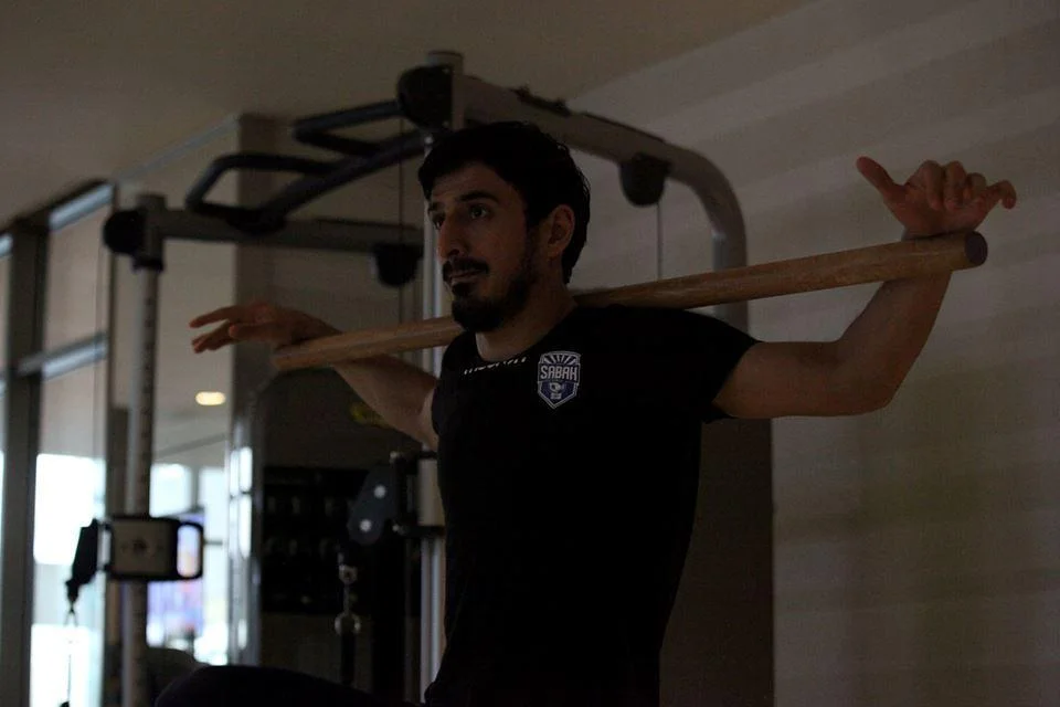 "Sabah" fitnes zalında məşq etdi - FOTOLAR 