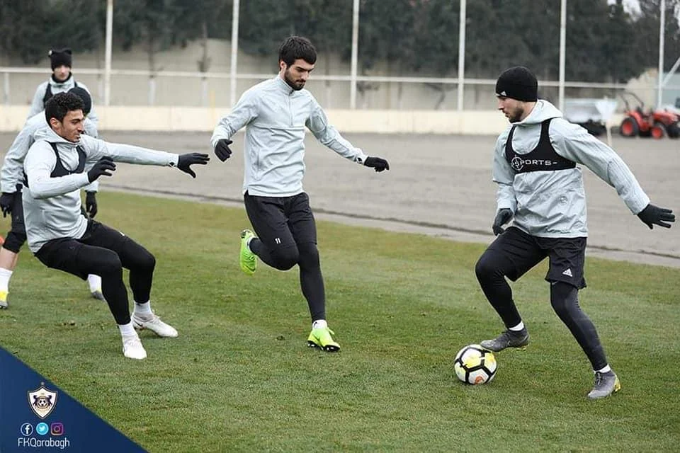 "Qarabağ" "Qəbələ" üçün başladı - FOTOLAR 