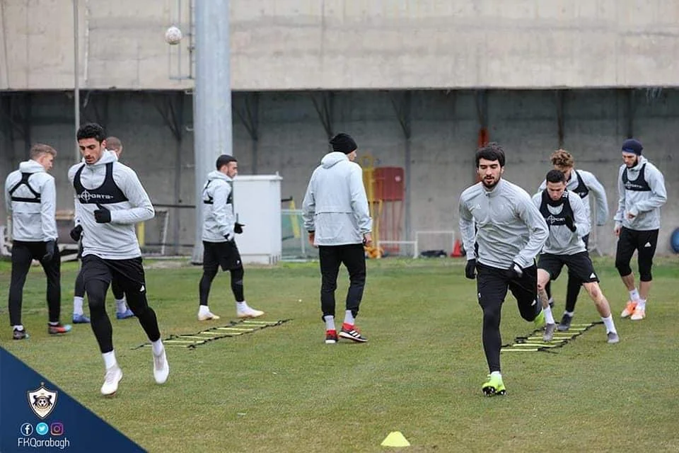 "Qarabağ" "Qəbələ" üçün başladı - FOTOLAR 