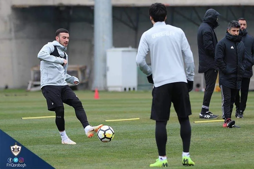 "Qarabağ" "Qəbələ" üçün başladı - FOTOLAR 