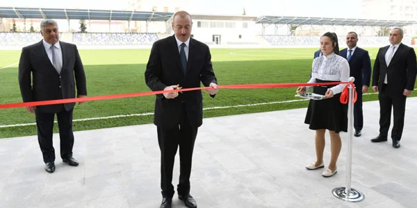 Prezident Beyləqan Olimpiya Kompleksinin açılışında iştirak edib - FOTOLAR 