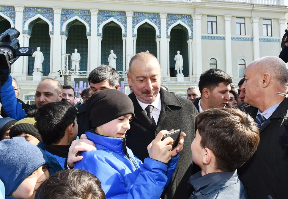 İlham Əliyev və Leyla Əliyeva ulduzların oyununda - FOTOLAR 