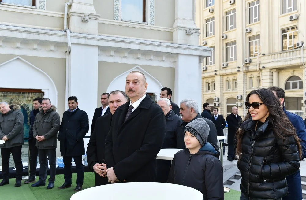 İlham Əliyev və Leyla Əliyeva ulduzların oyununda - FOTOLAR 