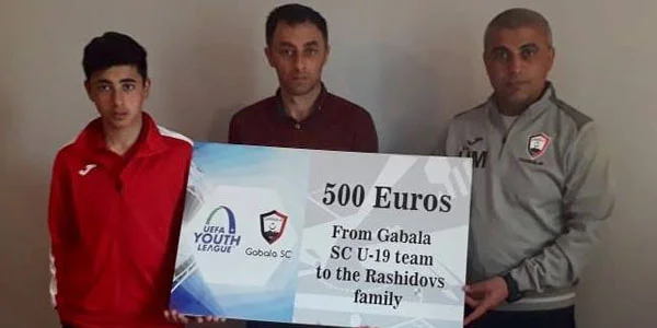 "Qəbələ" UEFA-nın ayırdığı pulu əməliyyata ehtiyacı olan şəxsə bağışladı 