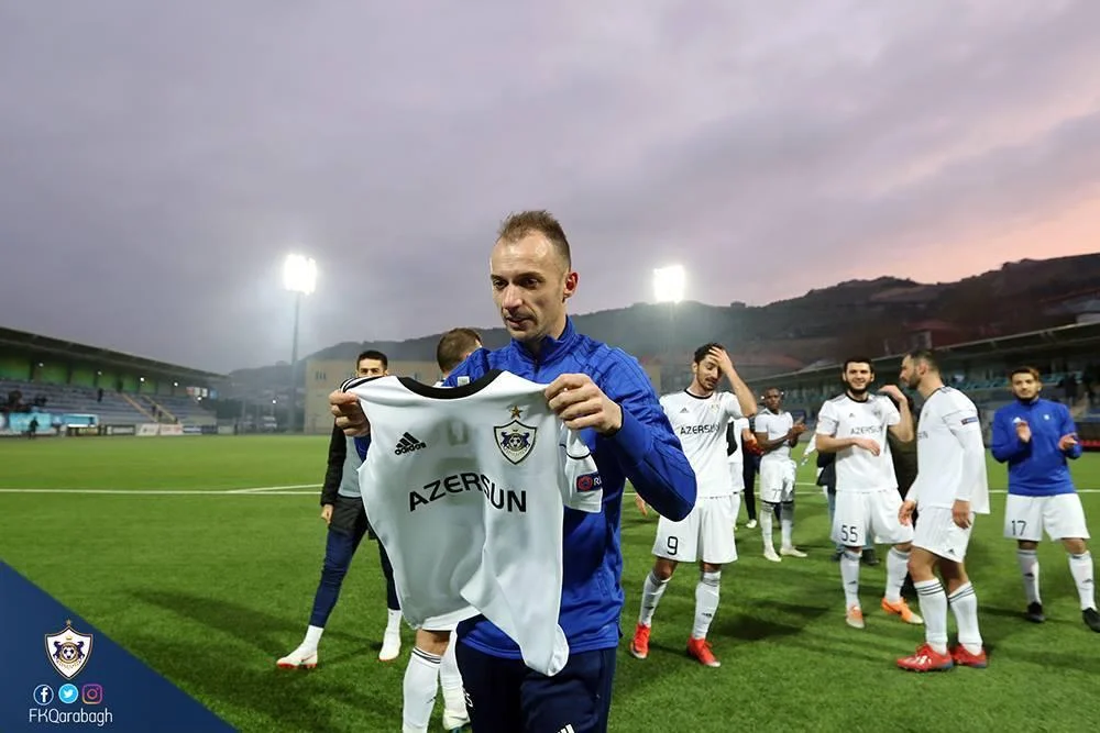 Ansi Aqolli "Qarabağ"la belə vidalaşdı - FOTOLAR 