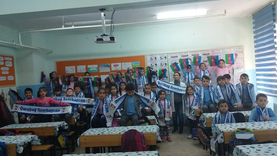 Türkiyə məktəbində “Qarabağ” coşqusu - FOTO/VİDEO 