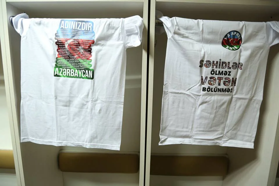 "Qarabağ" və "Sumqayıt"dan şəhidlərin ruhuna ehtiram - FOTOLAR 