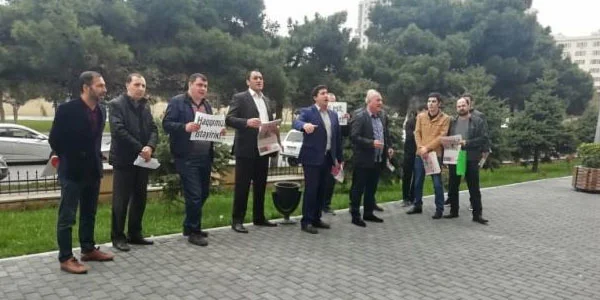 “Futbol+”çilər aksiya keçirdi - FOTOLAR 