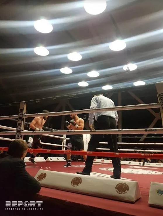 Azərbaycanlı ermənini rinqə çıxmağa peşman etdi - FOTOLAR 
