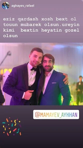 Məşhur idmançımızın qız toyu oldu: bu dəfə xanımını gizlətmədi - FOTO/VİDEO 