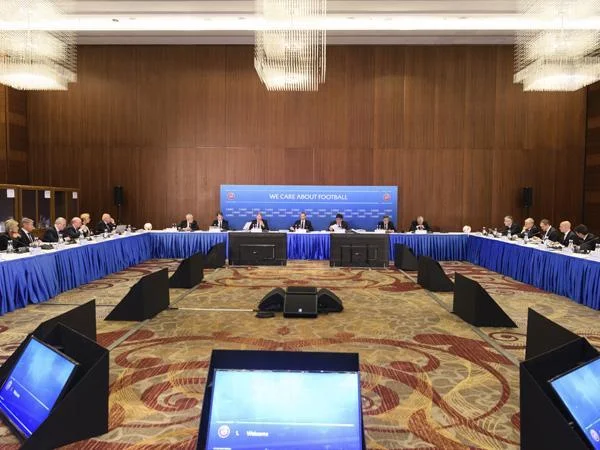 Bakıda ilk dəfə UEFA İcraiyyə Komitəsinin iclası keçirildi - FOTOLAR 