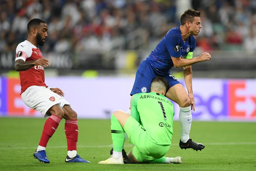 "Çelsi" - "Arsenal" oyunundan maraqlı FOTOLAR 