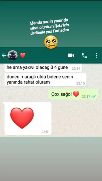 Qəzada ölən dünya çempionunun sevgilisi ürəkləri dağladı - FOTOLAR 