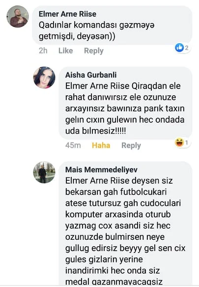 Millimizin üzvləri jurnalisti təhqir etdilər - FOTOLAR 