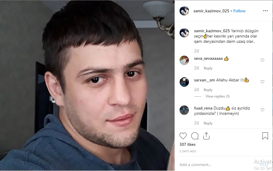 Dünya çempionuna ərə gedən müğənnimiz boşandı - FOTOLAR 