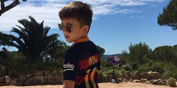 İlham Əliyevin nəvəsi ulduz futbolçu ilə bir arada - FOTO 