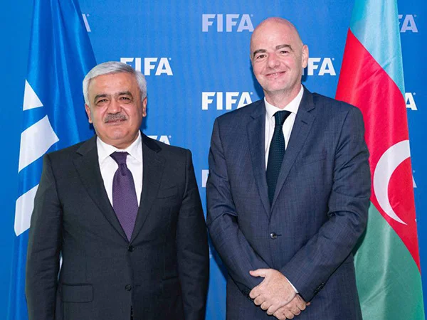 AFFA və FİFA prezidentləri görüşüb - FOTOLAR 