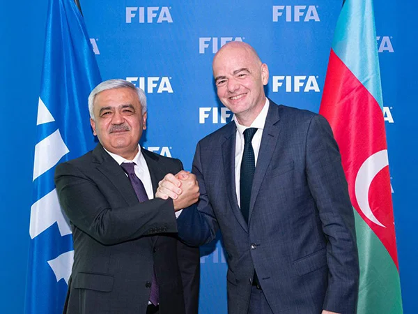 AFFA və FİFA prezidentləri görüşüb - FOTOLAR 