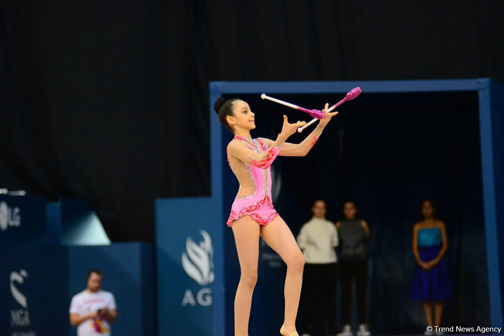 Bədii gimnastikası üzrə Azərbaycan birinciliyi və Bakı çempionatının son günü başlayıb - FOTOLAR 