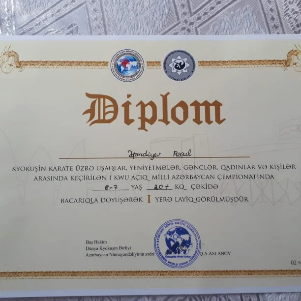 Balaca Rəsulun böyük uğuru - FOTO/VİDEO 