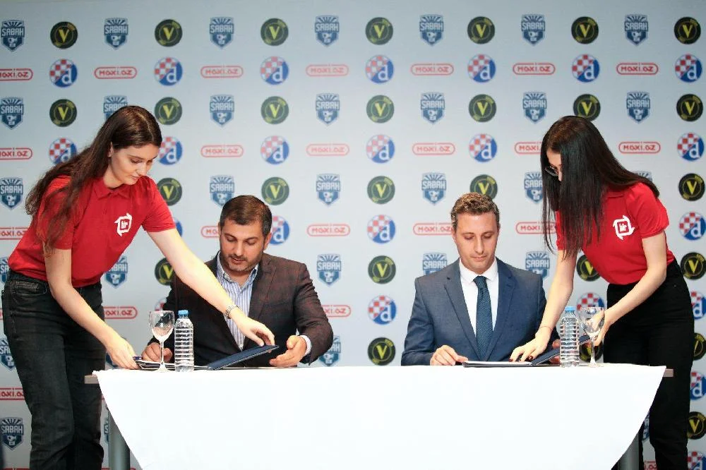 “Sabah” yeni sponsorla müqavilə bağladı - FOTOLAR 