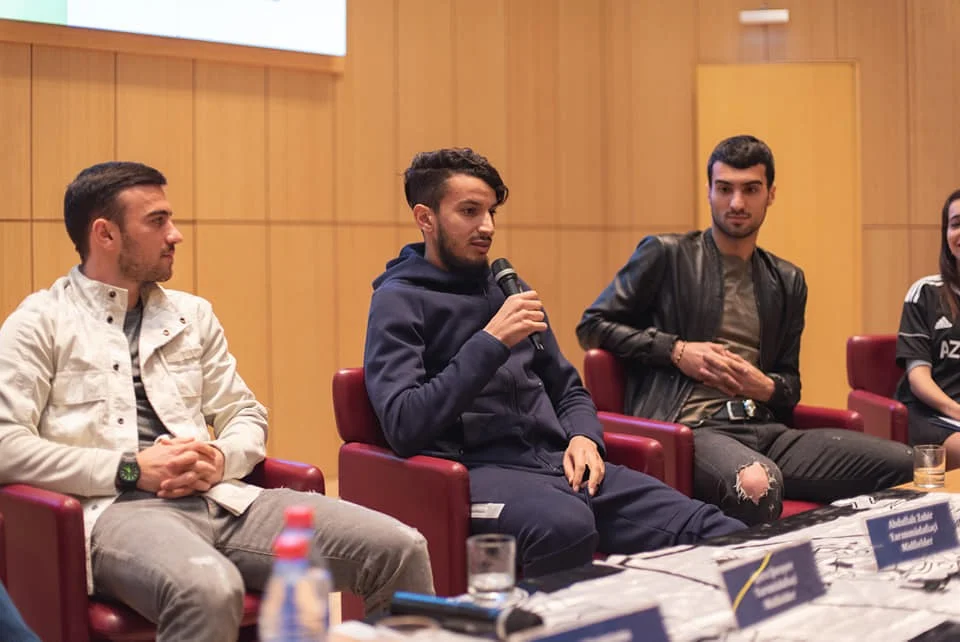 "Qarabağ"ın futbolçuları ADA Universitetində - FOTOLAR 