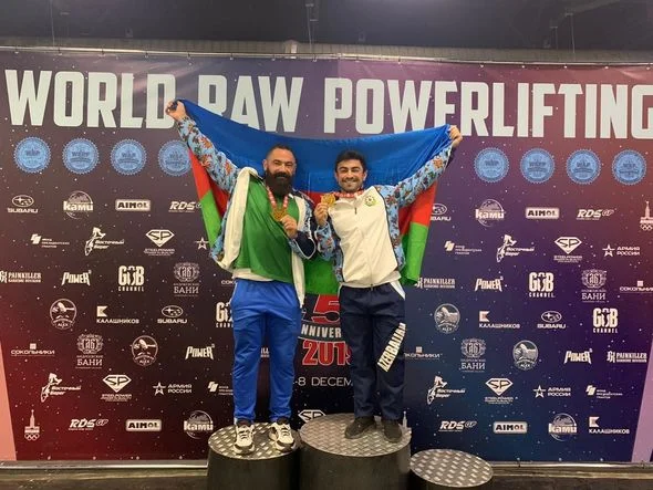 Azərbaycanlı idmançı Moskvada dünya rekordu qırıb çempion oldu - FOTOLAR 