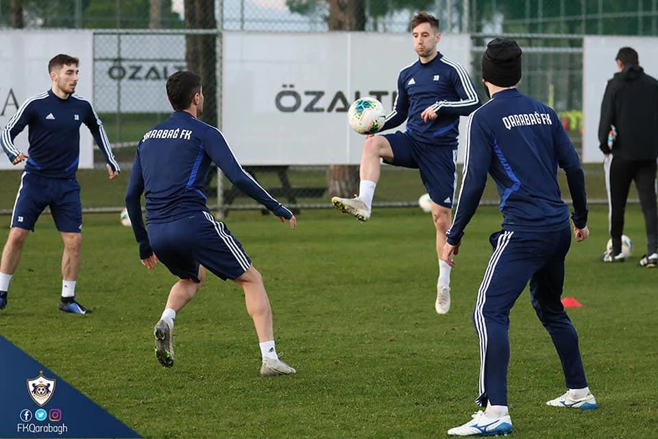 "Qarabağ"ın Antalyada ilk məşqi - FOTOLAR 