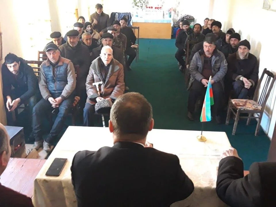 Tanınmış jurnalist İlkin Xəlilov seçicilərlə görüşlərə start verdi - FOTOLAR 