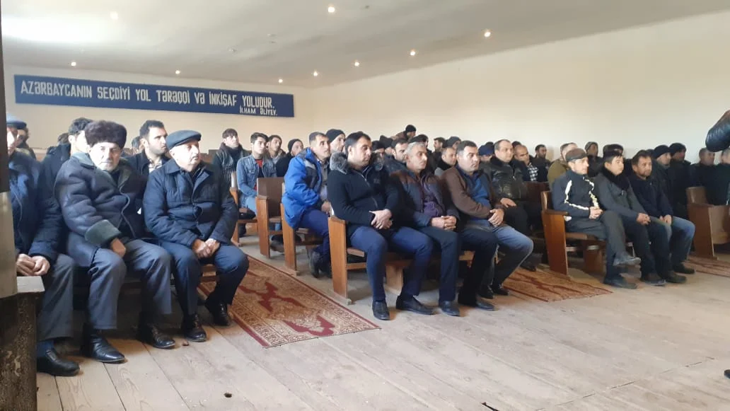 Tanınmış jurnalist İlkin Xəlilov seçicilərlə növbəti görüşü keçirdi - FOTOLAR 
