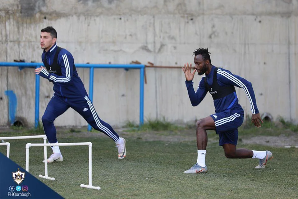 "Qarabağ" "Neftçi" üçün başladı - FOTOLAR 