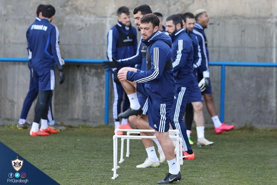 "Qarabağ" "Neftçi" üçün başladı - FOTOLAR 