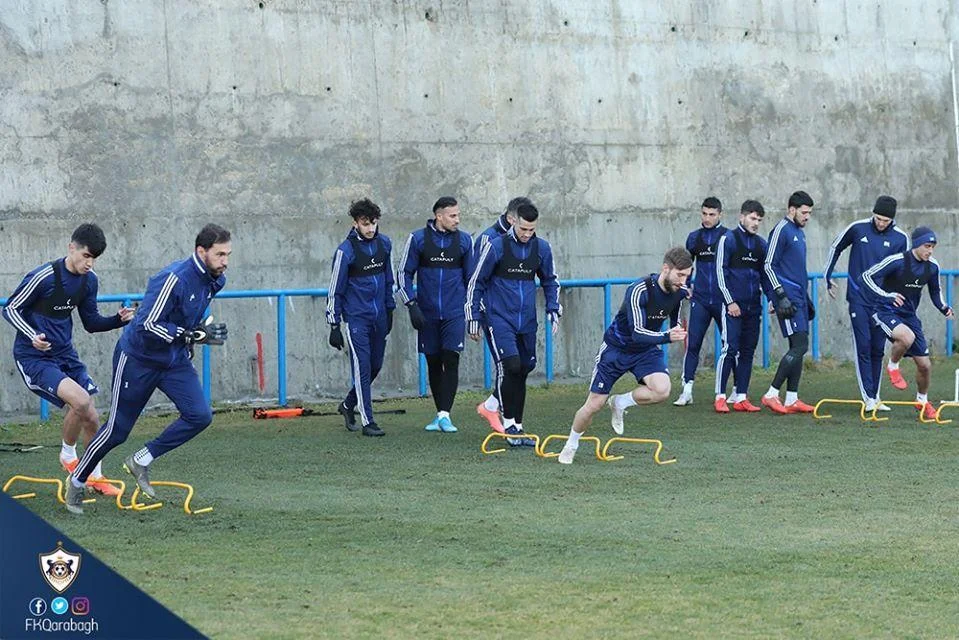 "Qarabağ" "Neftçi" üçün başladı - FOTOLAR 