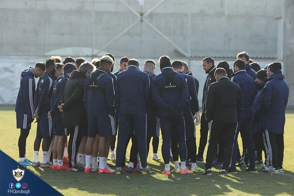 "Qarabağ" "Neftçi" üçün başladı - FOTOLAR 