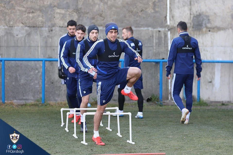 "Qarabağ" "Neftçi" üçün başladı - FOTOLAR 