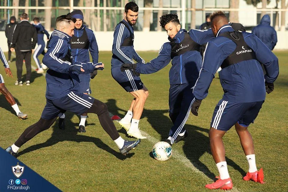 "Qarabağ" "Neftçi" üçün başladı - FOTOLAR 
