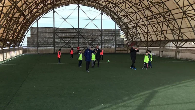 "Qarabağ" klubu 100-dən çox uşağa baxış keçirdi - FOTOLAR 