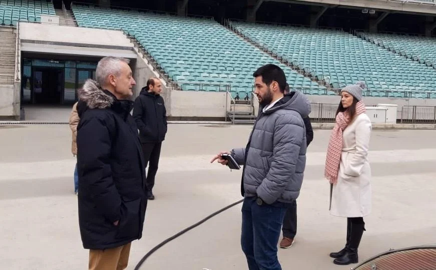 İngiltərə millisinin nümayəndələri Bakıda - FOTOLAR 