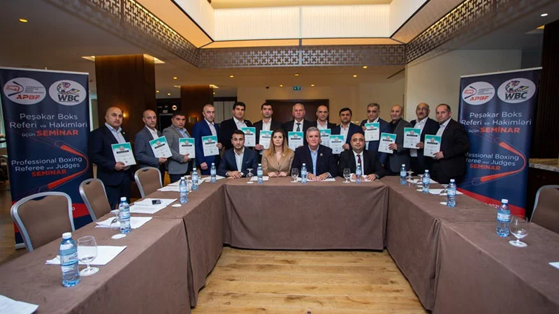 Azərbaycan Peşəkar Boks Federasiyası ölkədə ilk dəfə WBC ilə təlimlər təşkil edib - FOTO/VİDEO 