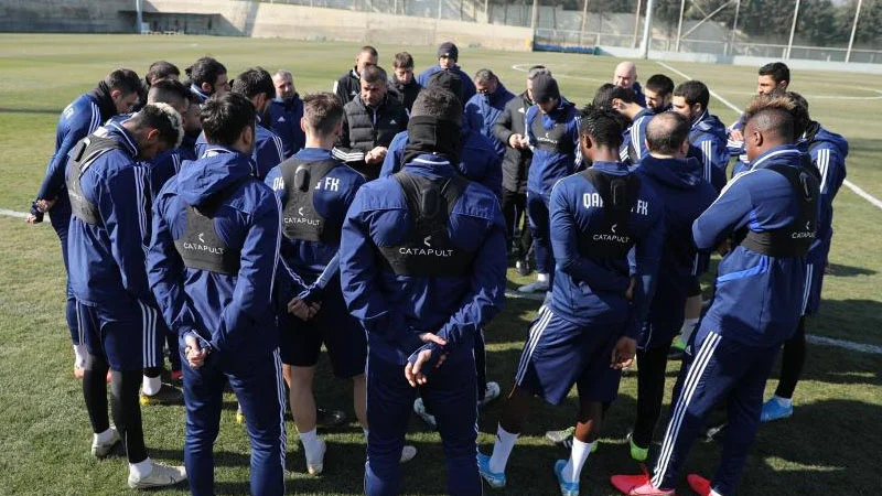 "Qarabağ" "Sumqayıt" üçün başladı - FOTOLAR 