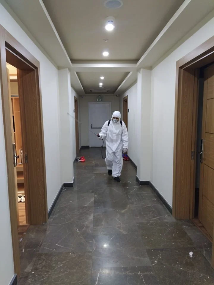 “Qarabağ”ın bazasında dezinfeksiya işləri aparıldı - FOTOLAR 